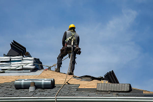 Professional Roof Replacement technician working in Toms River, NJ